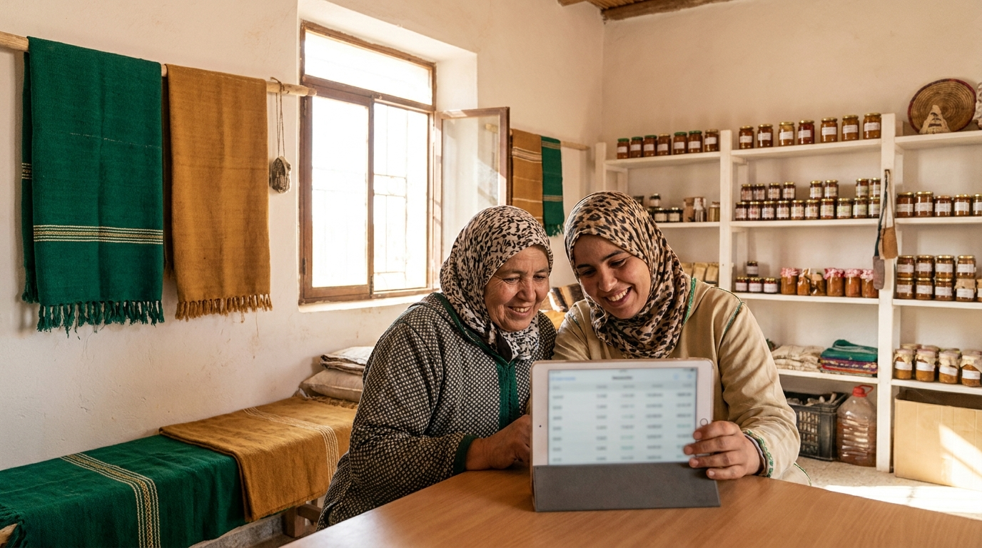 Illustration : Digitaliser une coopérative d'argan : retour d'expérience à Tiznit